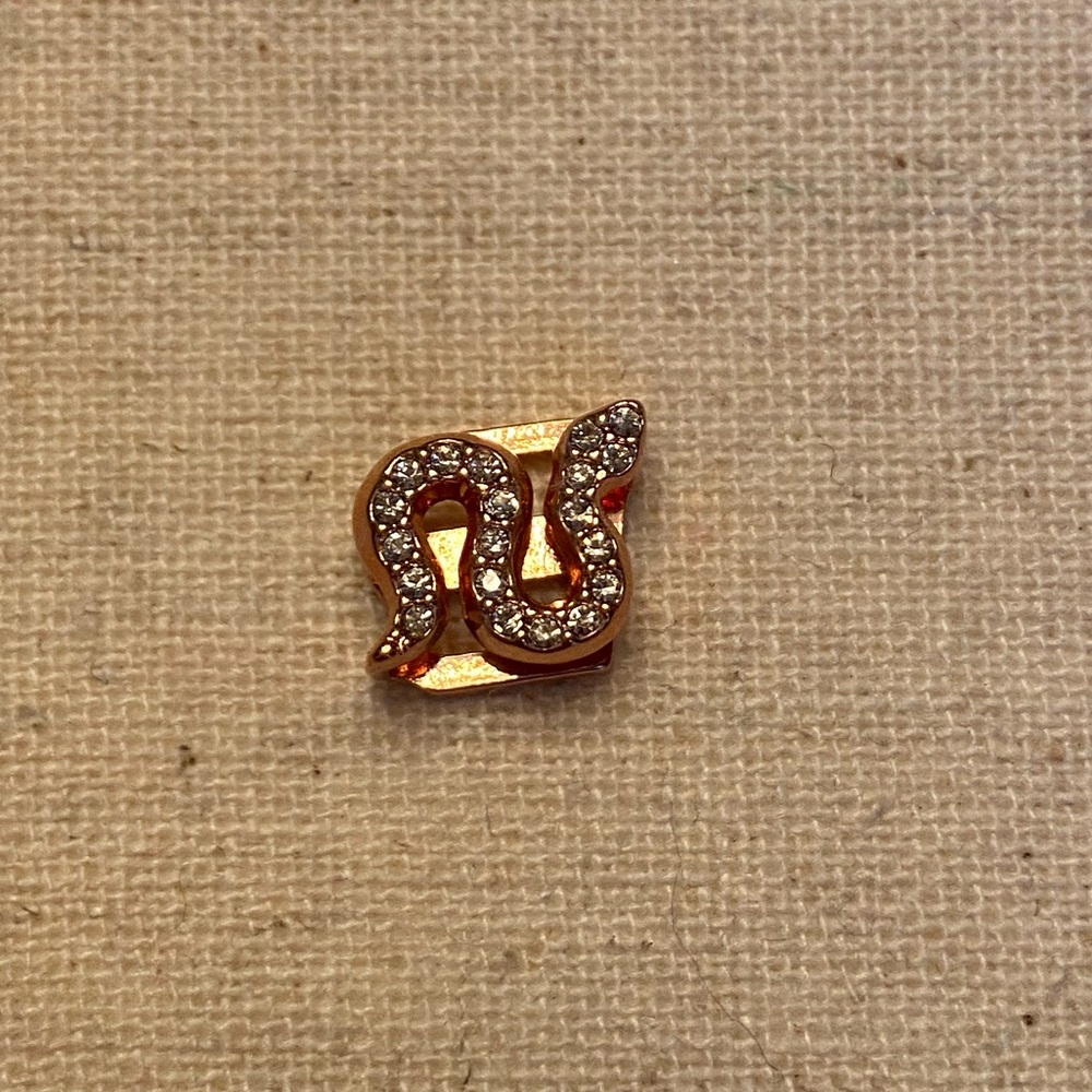 KEEP Collective pave gold snake charm